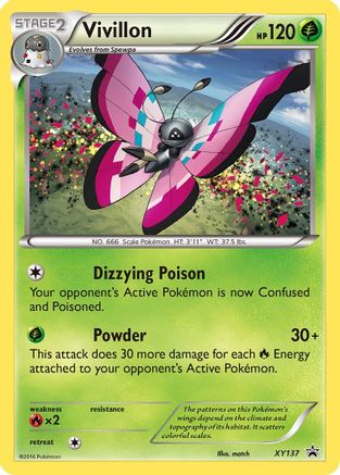 XY Promos XY137 Vivillon - Holofoil - Promo