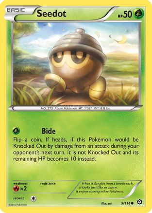 XY Steam Siege 009/114 Seedot - Common