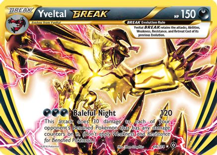 XY Steam Siege 066/114 Yveltal BREAK - Holofoil - Rare BREAK