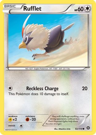 XY Steam Siege 092/114 Rufflet - Common