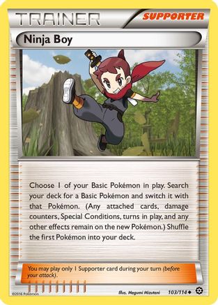 XY Steam Siege 103/114 Ninja Boy - Uncommon