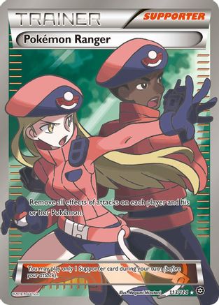 XY Steam Siege 113/114 Pokemon Ranger (Full Art) - Holofoil - Ultra Rare