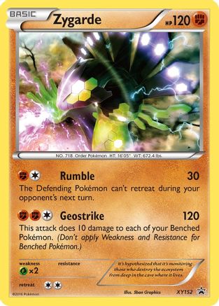 XY Promos XY152 Zygarde - Holofoil - Promo
