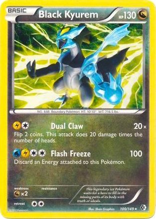 Deck Exclusives 100/149 Black Kyurem - Holofoil - Holo Rare
