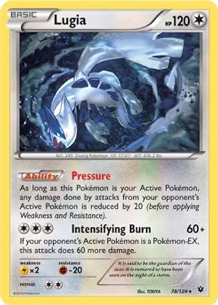 Deck Exclusives 078/124 Lugia - Holofoil - Holo Rare