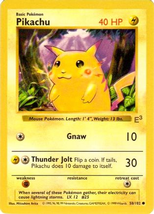 Miscellaneous Cards & Products 058/102 Pikachu - Promo