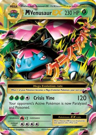XY Evolutions 002/108 M Venusaur EX - Holofoil - Ultra Rare