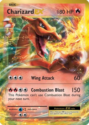 XY Evolutions 012/108 Charizard EX - Holofoil - Ultra Rare