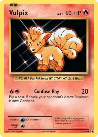 XY Evolutions 014/108 Vulpix - Common