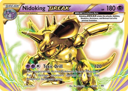 XY Evolutions 046/108 Nidoking BREAK - Holofoil - Rare BREAK