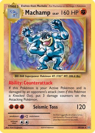 XY Evolutions 059/108 Machamp - Holofoil - Holo Rare