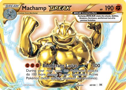 XY Evolutions 060/108 Machamp BREAK - Holofoil - Rare BREAK