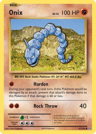 XY Evolutions 061/108 Onix - Common