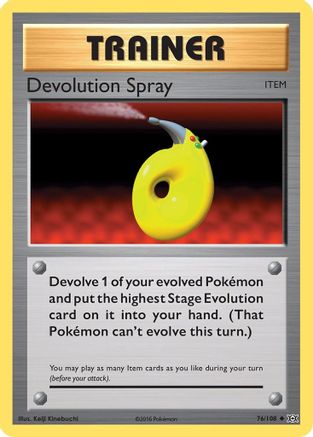 XY Evolutions 076/108 Devolution Spray - Uncommon