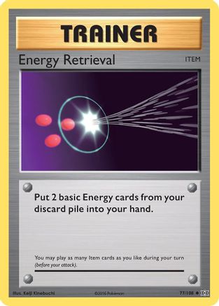 XY Evolutions 077/108 Energy Retrieval - Uncommon