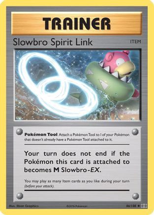 XY Evolutions 086/108 Slowbro Spirit Link - Uncommon