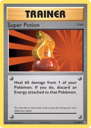 XY Evolutions 087/108 Super Potion - Reverse Holofoil - Uncommon