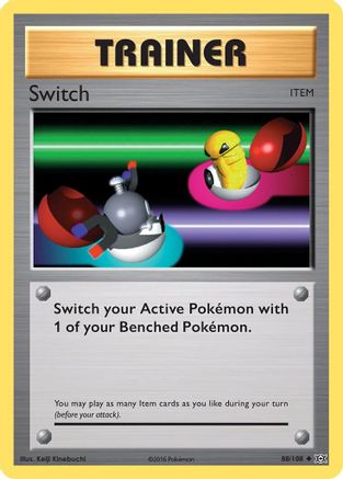 XY Evolutions 088/108 Switch - Reverse Holofoil - Uncommon