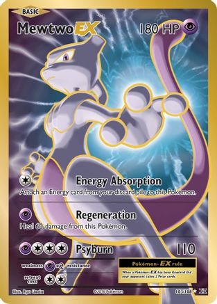 XY Evolutions 103/108 Mewtwo EX (Full Art) - Holofoil - Ultra Rare