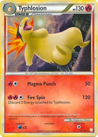 Deck Exclusives /123 Typhlosion - 32/123 (Cosmos Holo) - Holofoil - Holo Rare