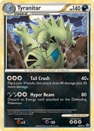 Deck Exclusives 026/095 Tyranitar - Holofoil - Holo Rare
