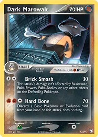 Deck Exclusives 007/109 Dark Marowak - Rare