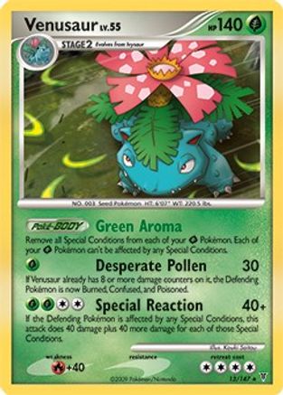 Deck Exclusives 013/147 Venusaur (DPPt Supreme Victors) - Rare