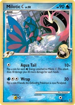 Deck Exclusives 035/147 Milotic C - Holofoil - Holo Rare