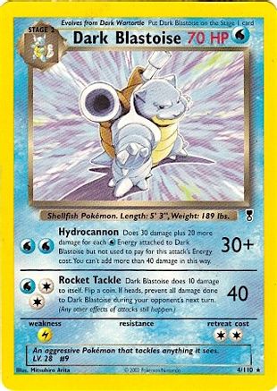 Deck Exclusives 004/110 Dark Blastoise - Rare