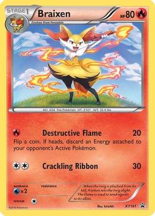 XY Promos XY161 Braixen - Holofoil - Promo