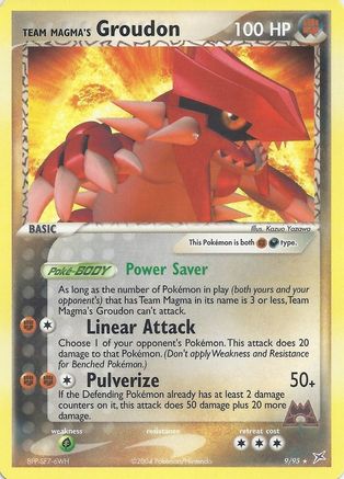 Deck Exclusives 009/095 Team Magma's Groudon - Rare
