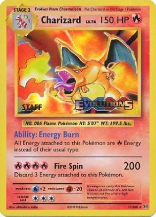 XY Promos 011/108 Charizard - Holofoil - Promo