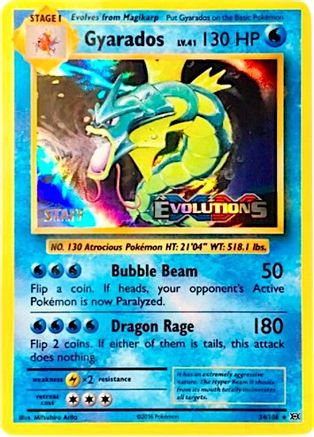 XY Promos 034/108 Gyarados - Holofoil - Promo