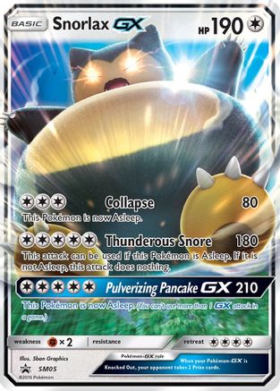 SM Promos SM05 Snorlax GX - Holofoil - Promo