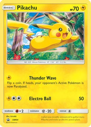 SM Promos SM04 Pikachu - Holofoil - Promo
