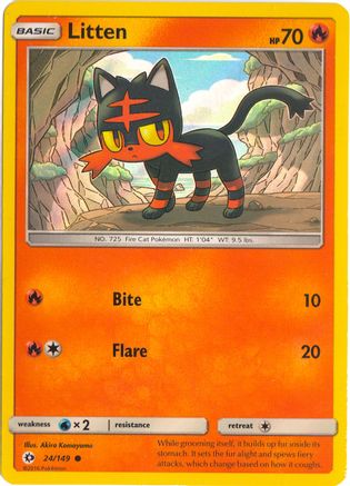Miscellaneous Cards & Products 024/149 Litten - Holofoil - Promo