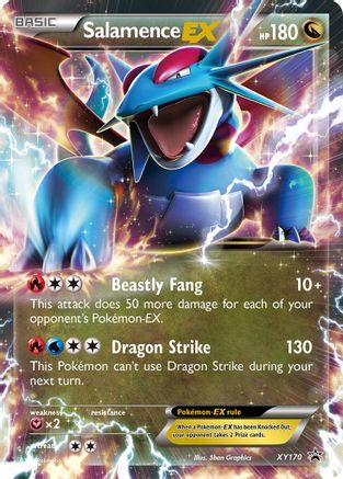 XY Promos XY170 Salamence EX - Holofoil - Promo