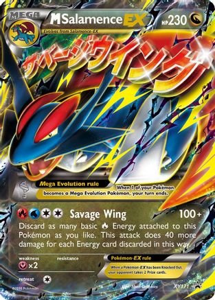XY Promos XY171 M Salamence EX - Holofoil - Promo