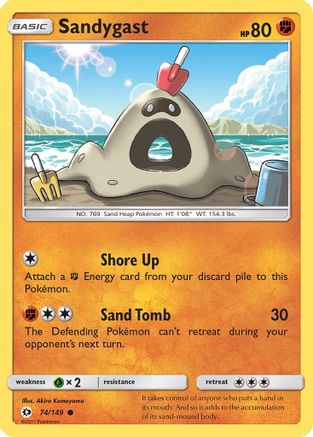 SM Base Set 074/149 Sandygast - Common
