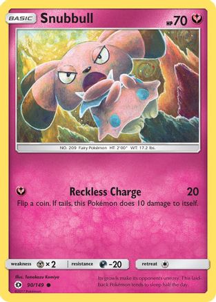 SM Base Set 090/149 Snubbull - Common