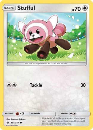 SM Base Set 111/149 Stufful - Common