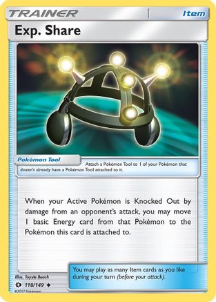 SM Base Set 118/149 Exp. Share - Uncommon