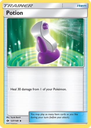 SM Base Set 127/149 Potion - Reverse Holofoil - Uncommon