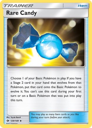 SM Base Set 129/149 Rare Candy - Uncommon