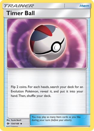SM Base Set 134/149 Timer Ball - Uncommon