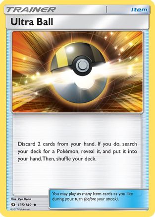 SM Base Set 135/149 Ultra Ball - Reverse Holofoil - Uncommon