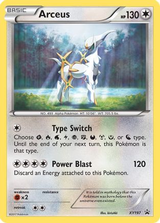XY Promos XY197 Arceus - Holofoil - Promo