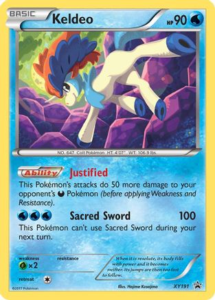 XY Promos XY191 Keldeo - Holofoil - Promo