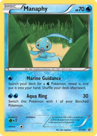 XY Promos XY190 Manaphy - Holofoil - Promo
