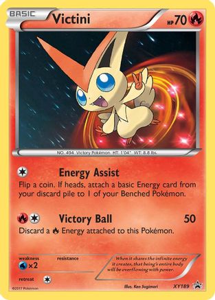 XY Promos XY189 Victini - Holofoil - Promo